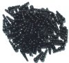 100 19mm Acrylic Dragonfly Bodies - Black